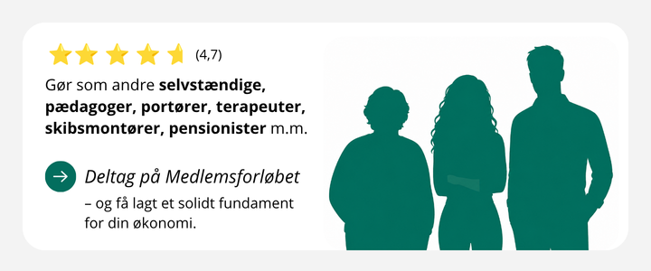 Gør som andre - deltag i Kend Dine Penge Medlemsforløbet og få lagt et solidt fundament for din økonomi