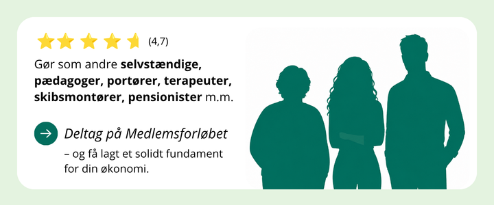 Gør som andre - deltag i Kend Dine Penge Medlemsforløbet og få lagt et solidt fundament for din økonomi